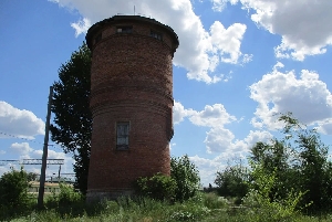 Водонапорная башня на станции Тарханы