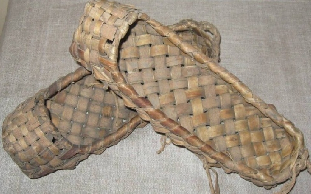 Нижегородские кустари: плетение лаптей